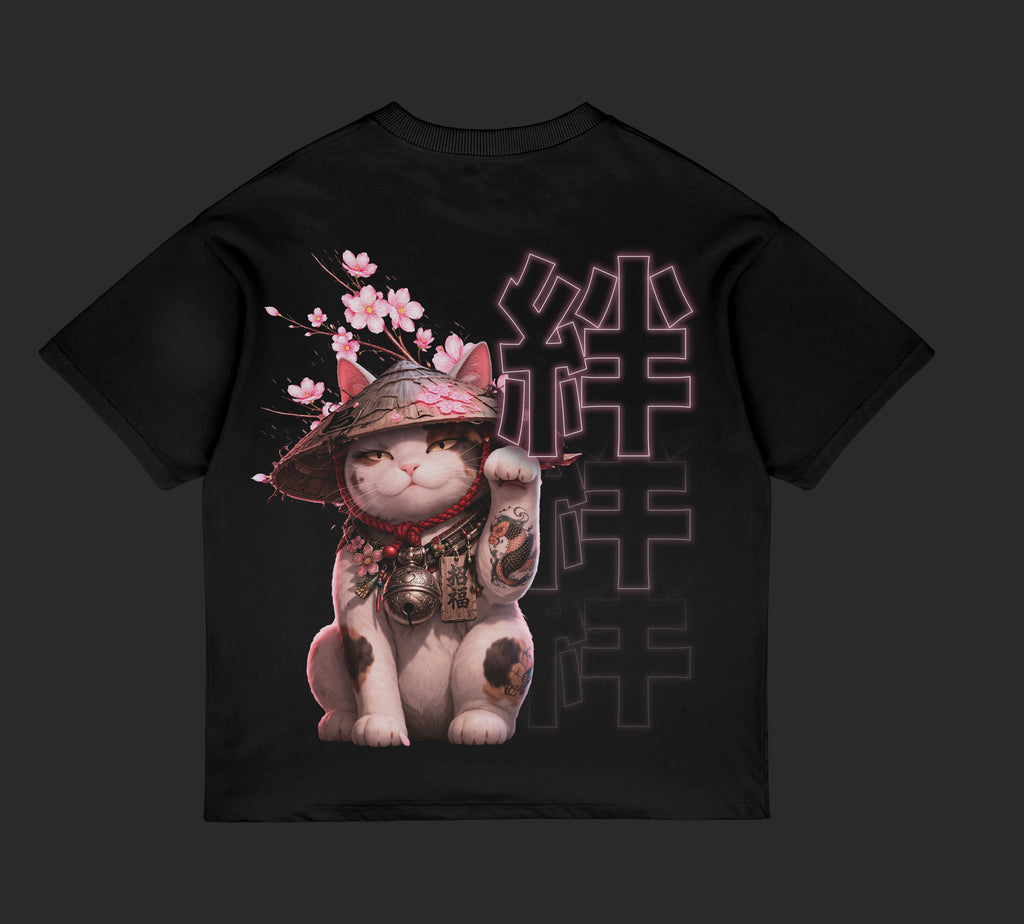 Kizuna Blossom Neko Tee